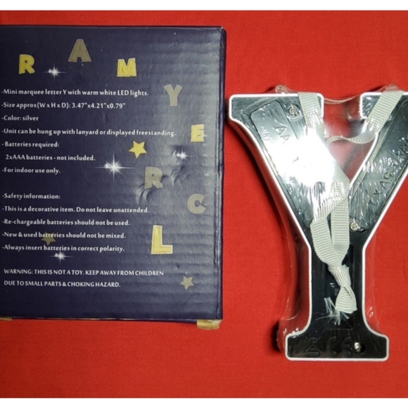 Monogram Hanging LED Lights Christmas Ornament - Picture 8 of 16